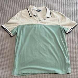 Green and Gray Polo Shirt
